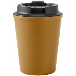 pahare crem din plastic cu capac negru V0657 poza 4