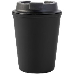 pahare negre din plastic cu capac negru V0657 poza 3