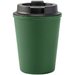 pahare verzi din plastic cu capac negru V0657 poza 5