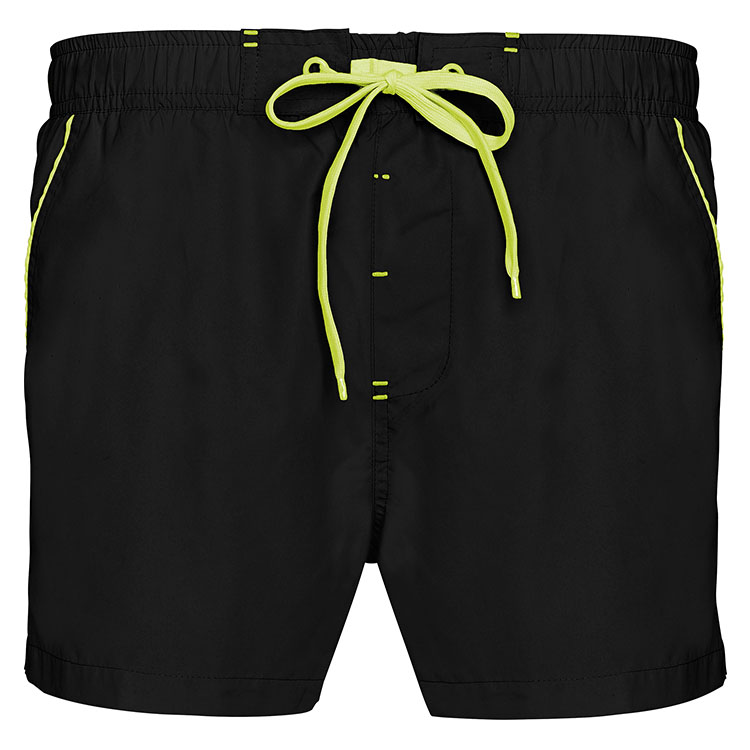 pantaloni de plaja negri barbatesti Roly Yoona 6720 poza 2