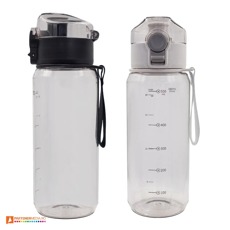 bidoane promotionale transparente cu gradatii r08186