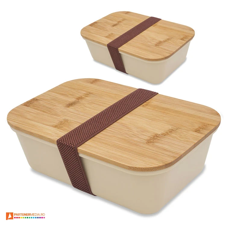 caserole promotionale din plastic cu capac din lemn r08227 caserole promotionale din plastic cu capac din lemn r08227 poza 1