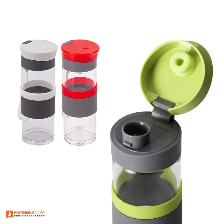 Bidoane promotionale sport cu capac din plastic si capacitate de 440 ml bidoane sport promotionale de 440 ml r08290