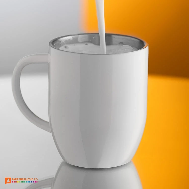 cani metalice promotionale de 350 ml cu design modern poza 2
