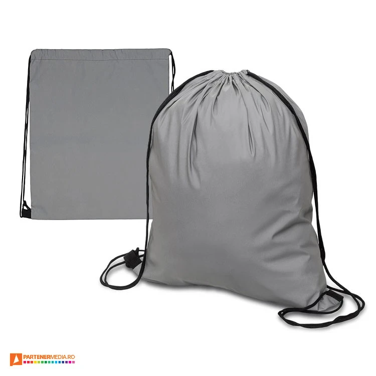 rucsaci drawstring reflectorizanrti cu snururi duble r08704