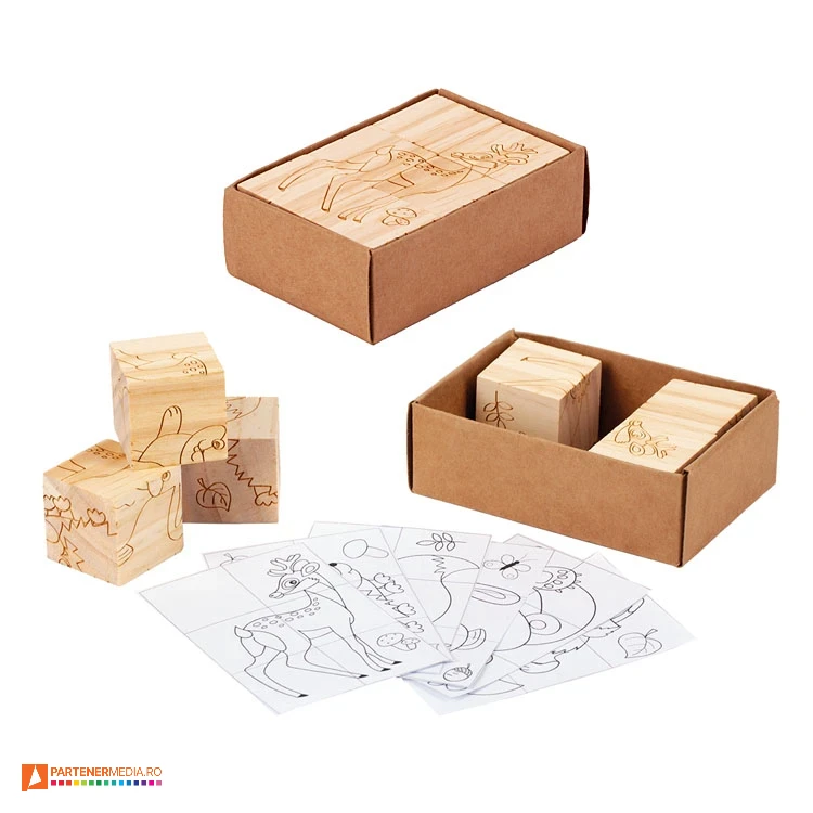 seturi de 6 cuburi din lemn cu ilustratii r08834 seturi de 6 cuburi din lemn cu ilustratii r08834 poza 1