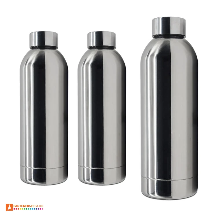 bidoane argintii termoizolante promotionale de 500 ml r08992
