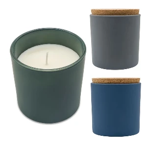 candele promotionale din sticla transparenta cu lumanare parfumata r17381