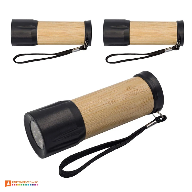 lanterne promotionale cu 9 led uri si baterii incluse r17571 poza 1