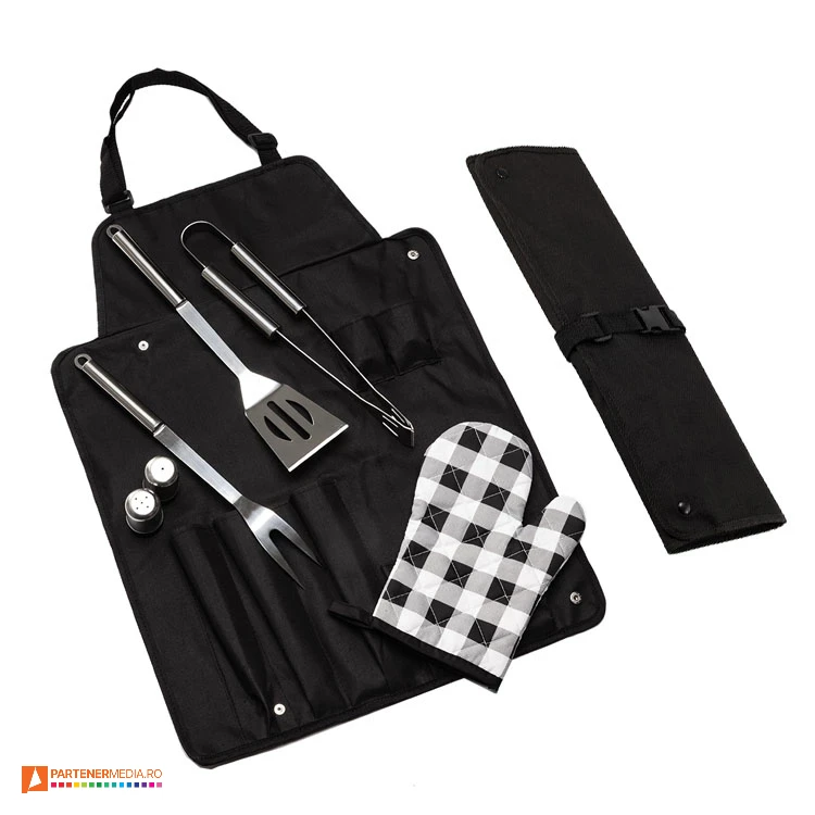 sorturi negre cu ustensile de gratar r17701 sorturi negre cu ustensile de gratar r17701 poza 1