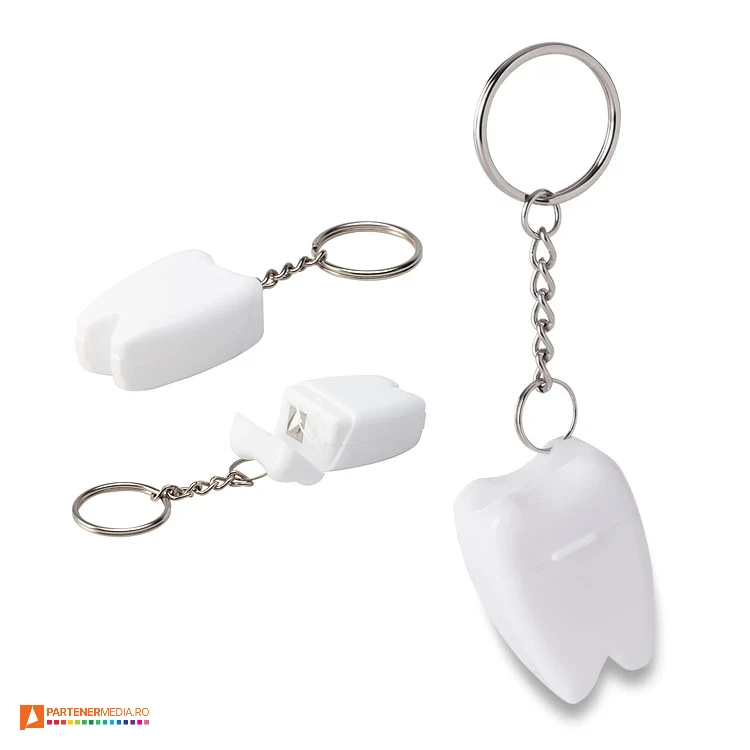 brelocuri cu forma de dinte si ata dentara inclusa r17731 brelocuri cu forma de dinte si ata dentara inclusa r17731 poza 1