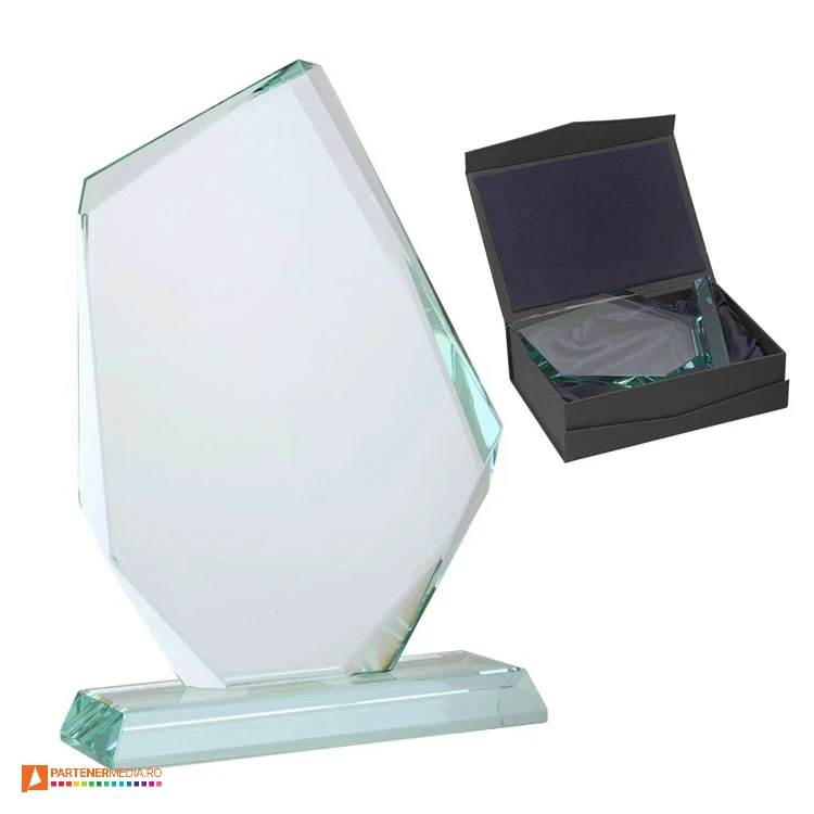 trofee promotionale din sticla transparenta r22190 trofee promotionale din sticla transparenta r22190 poza 1