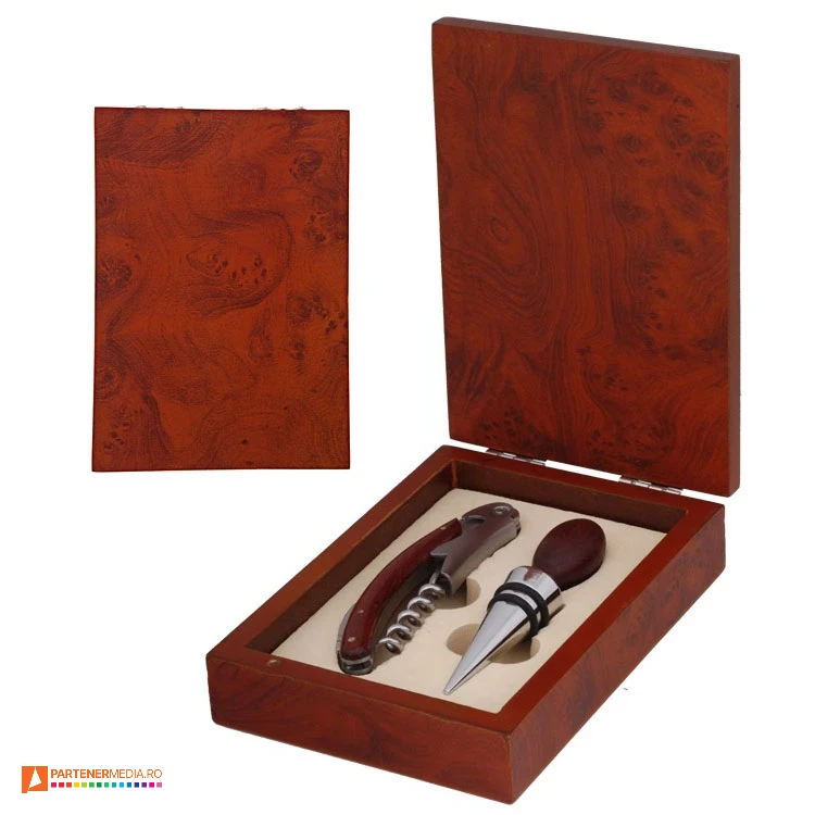 seturi de tirbuson cu dop pentru sticle de vin r22528 poza 1