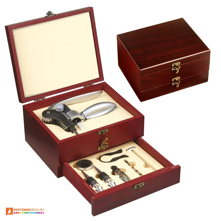 seturi de cadou cu accesorii pentru sticle de vin r22551 poza 1
