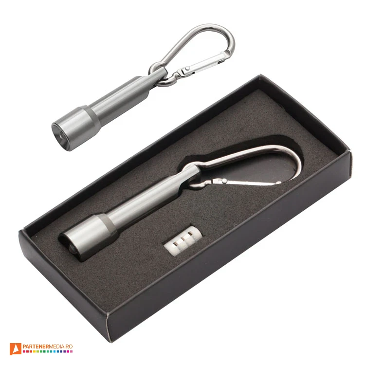 lanterne metalice de buzunar cu carabina r35413 poza 1
