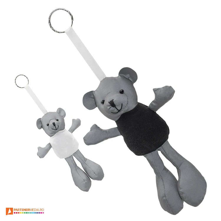 brelocuri promotionale cu ursulet reflectorizant r73034 poza 1