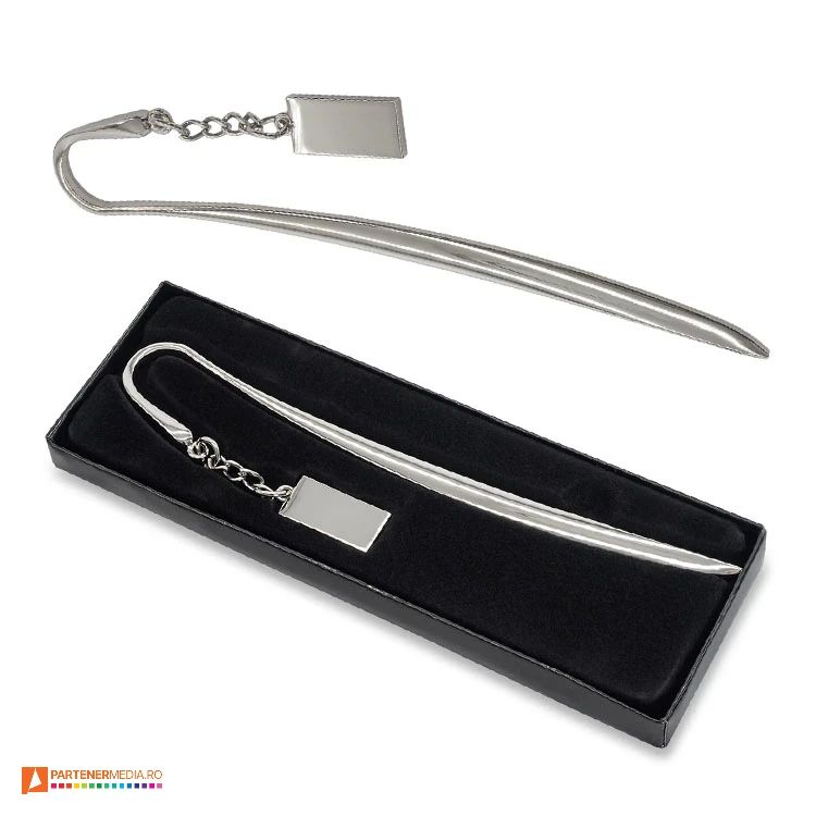 semne de carte din metal cu cutie de cadou r73129 semne de carte din metal cu cutie de cadou r73129 poza 1
