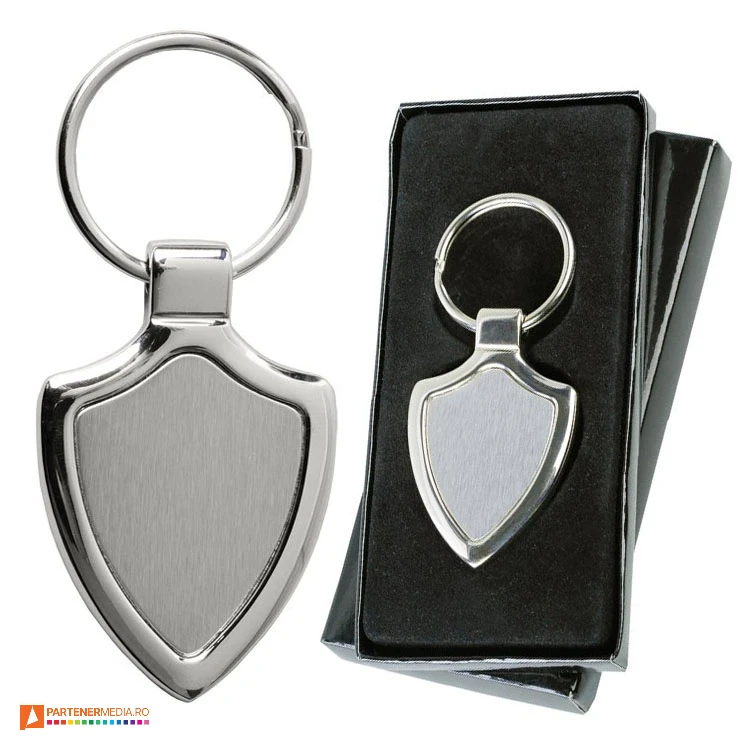 brelocuri metalice cu forma de scut r73231 poza 1