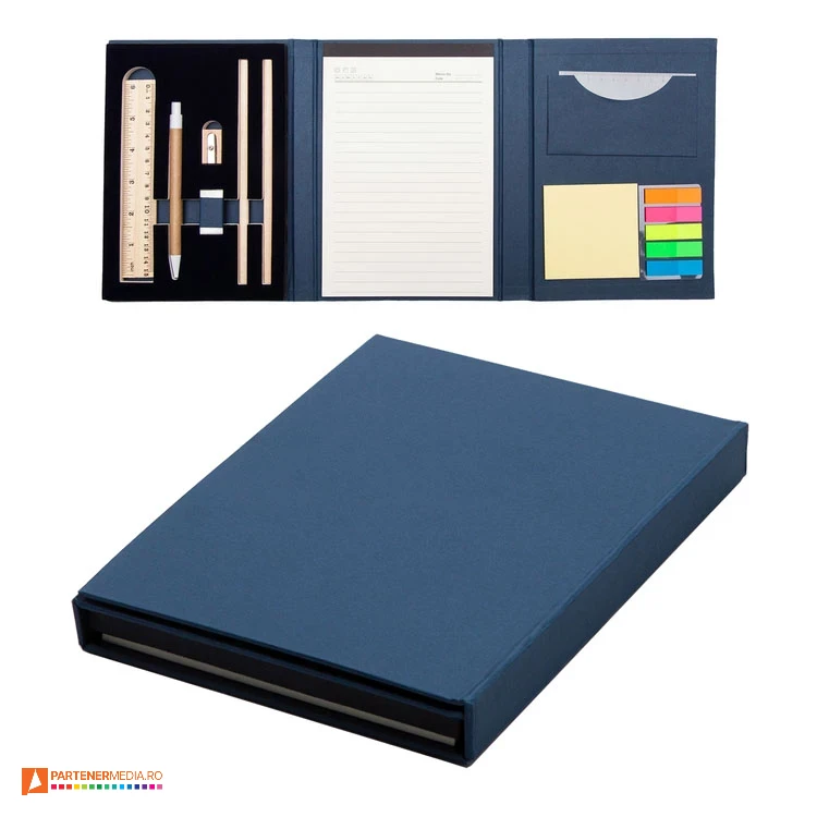 mape cu blocnotes etichete colorate si instrumente de scris r73653 poza 1