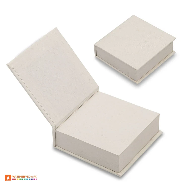 Note pad-uri ecologice cu 200 de file si coperti din cutii de lapte reciclate notepad uri promotionale din carton reciclat din cutii de lapte r73676