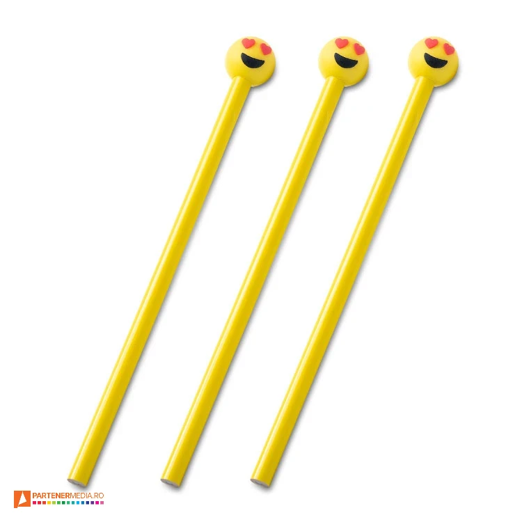 creioane galbene cu smiley face r73724 poza 1