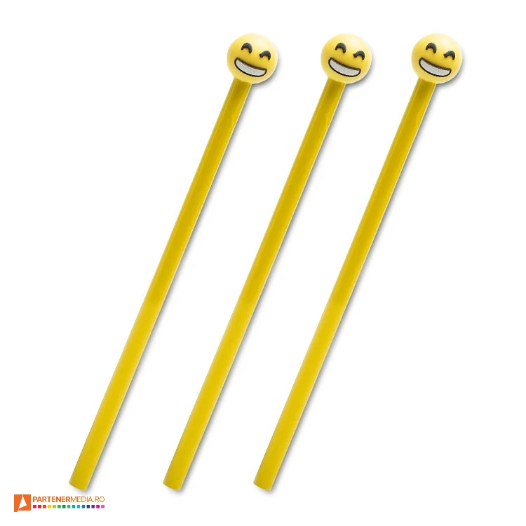 creioane galbene cu smiley face r73725 poza 1