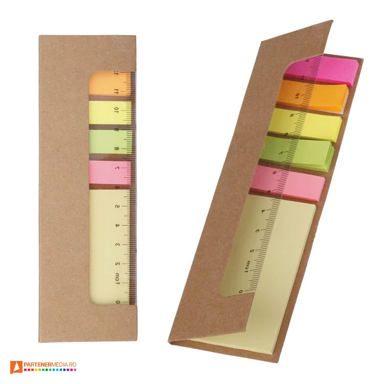 Seturi de 25 de etichete galbene, cu rigla din plastic si etichete autoadezive colorate seturi de etichete colorate cu rigla din plastic r73827