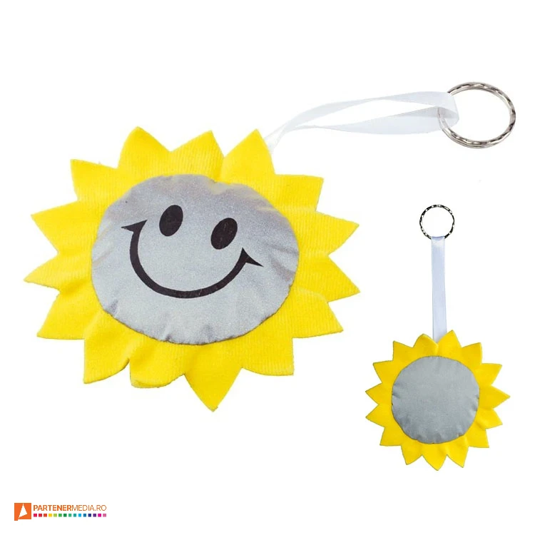 brelocuri cu element reflectorizant cu forma de soare r73837 brelocuri cu element reflectorizant cu forma de soare r73837 poza 1