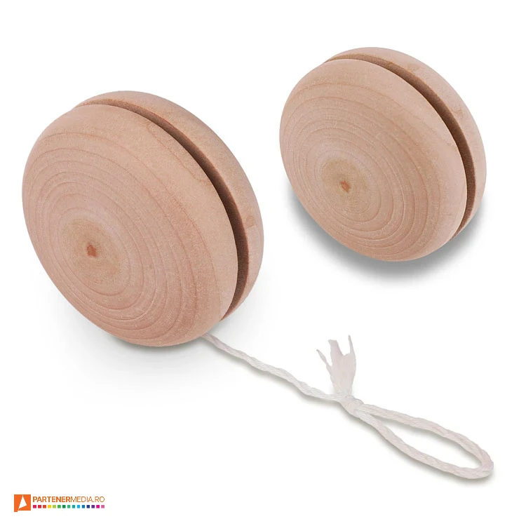 yoyo uri promotionale din lemn r74025 poza 1