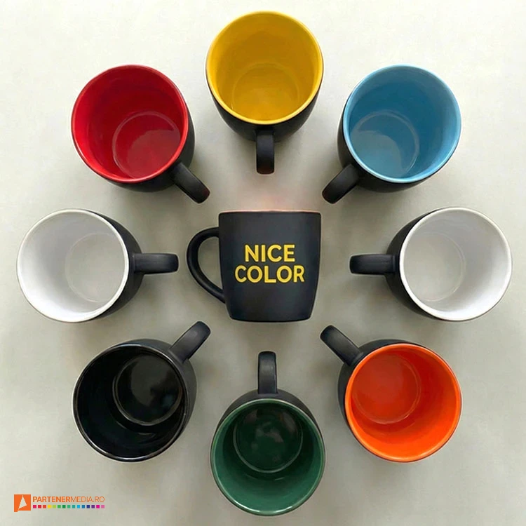 cani negre ceramice cu interior colorat r85327 poza 1