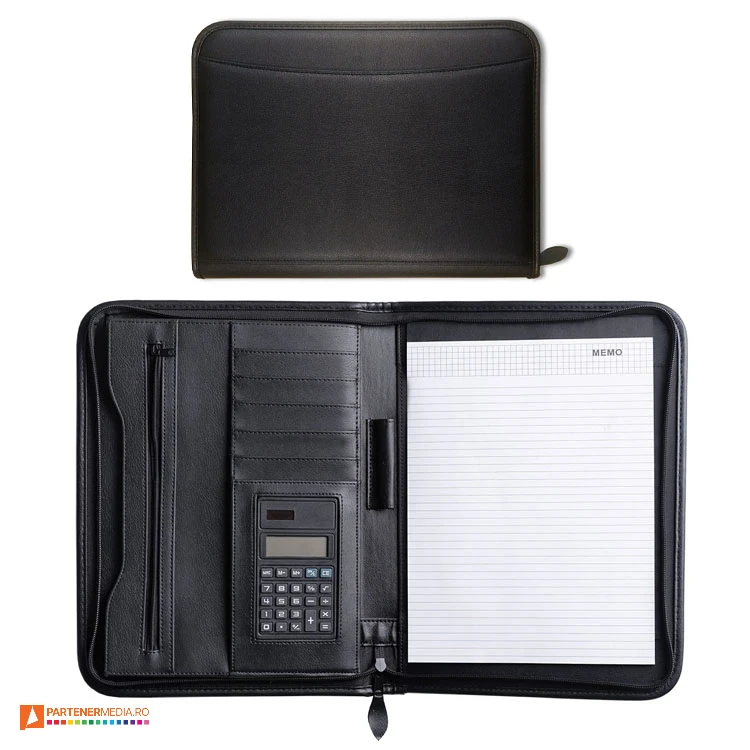 mape negre de conferinta cu calculator si blocnotes incluse r91714 mape negre de conferinta cu calculator si blocnotes incluse r91714 poza 1