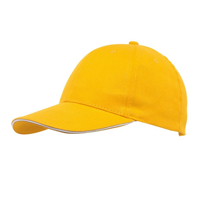 sepci unisex galbene din bumbac 0702175 poza 2