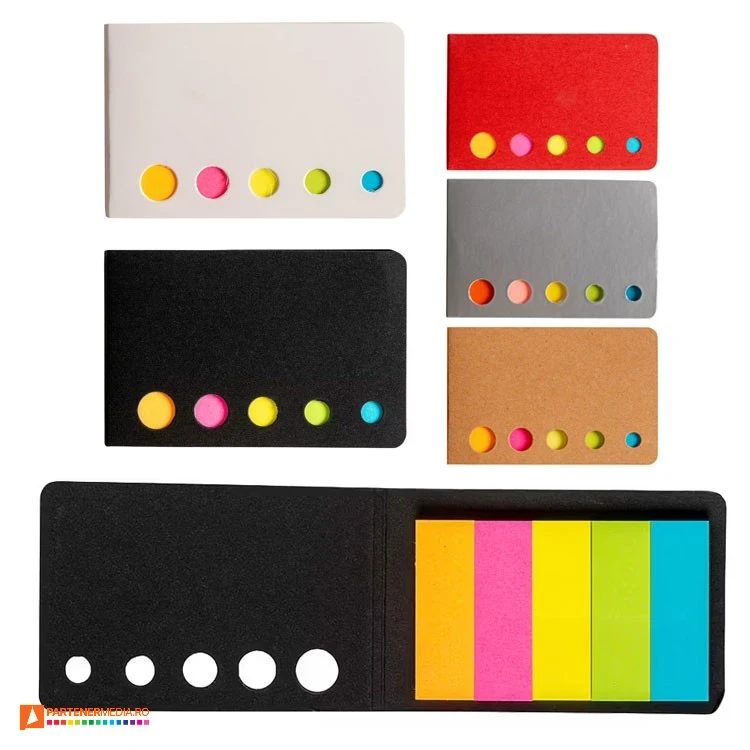 seturi de etichete colorate cu coperti din carton kraft 09451