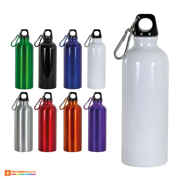 sticle metalice de 500 ml din aluminiu cu carabina 12426
