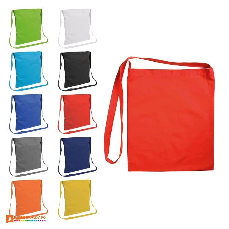 genti promotionale din bumbac cu bareta de umar 15128 poza 1