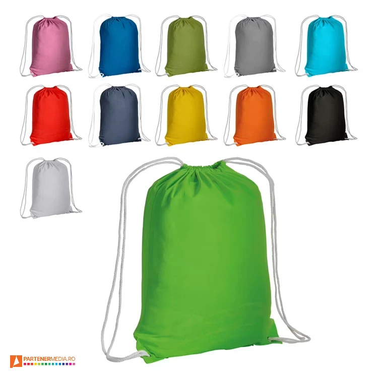 rucsacuri clasice drawstring din bumbac 16134 poza 1