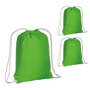 rucsacuri verzi drawstring din bumbac 16134 poza 11