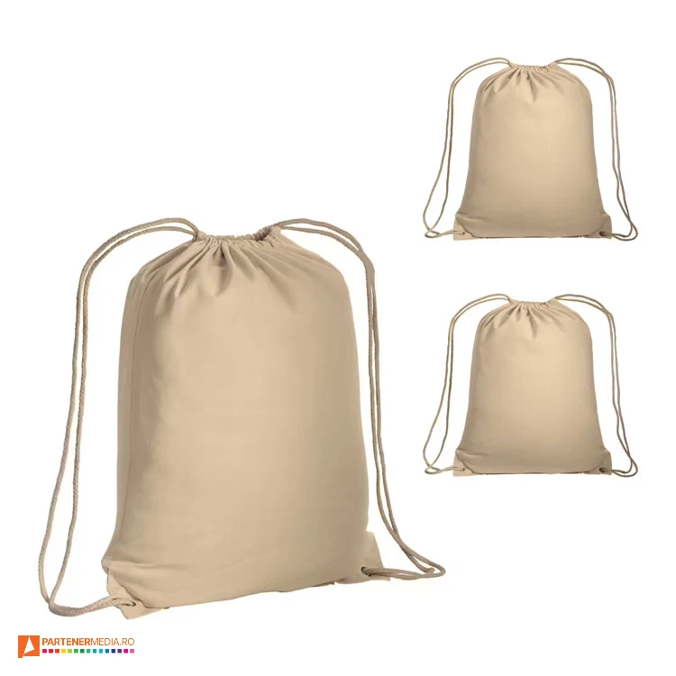 rucsacuri crem drawstring din bumbac 1613422