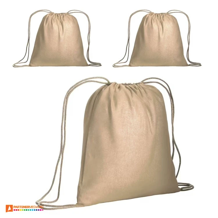 rucsacuri crem promotionale din bumbac drawstring 1815022