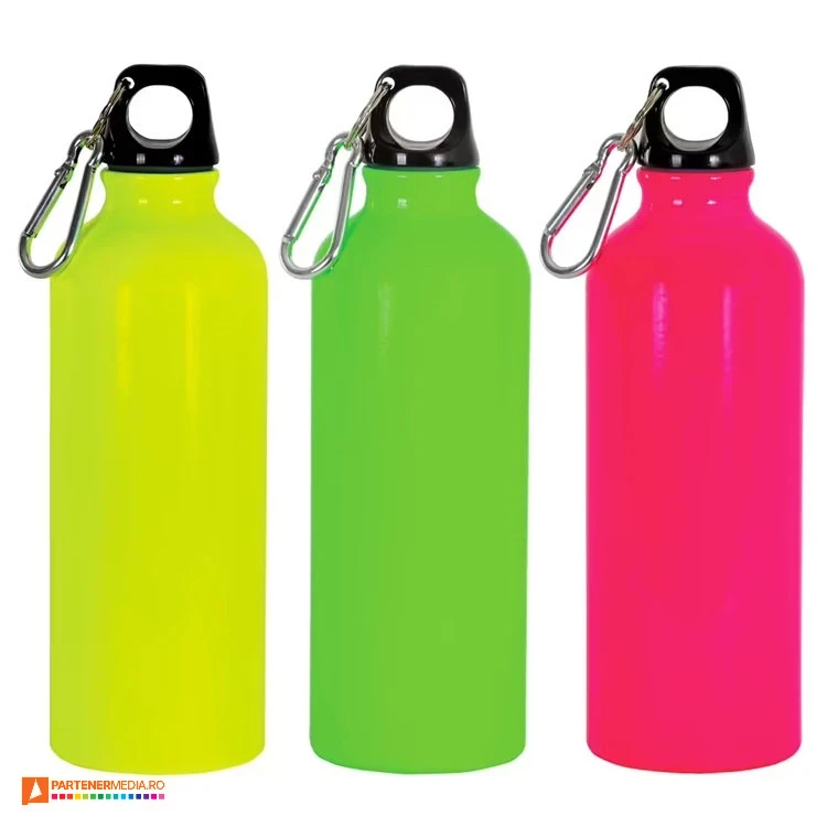 sticle din aluminiu cu carabina si capacitate de 500 ml 18426