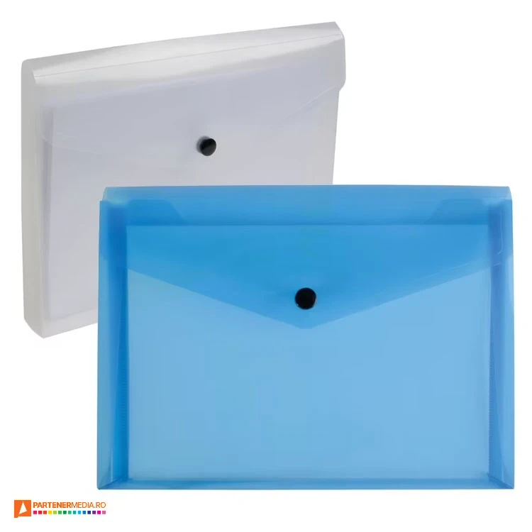 mape a5 transparente din plastic cu burduf 19424 poza 1