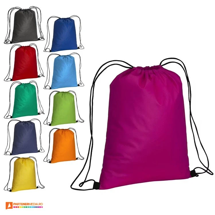 rucsacuri promotionale din material netesut cu snururi duble 20150