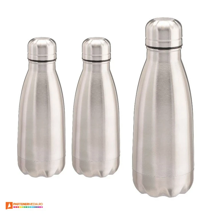 sticle argintii promotionale din otel inoxidabil 20428