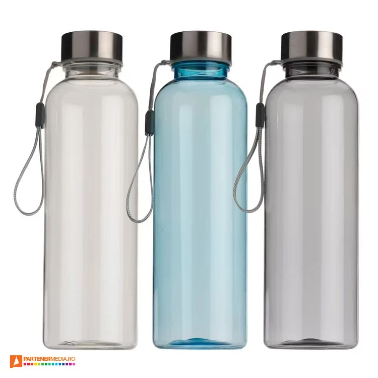 Sticle transparente promotionale din tritan de 500 ml cu capac metalic sticle din tritan promotionale de 500 ml 20429