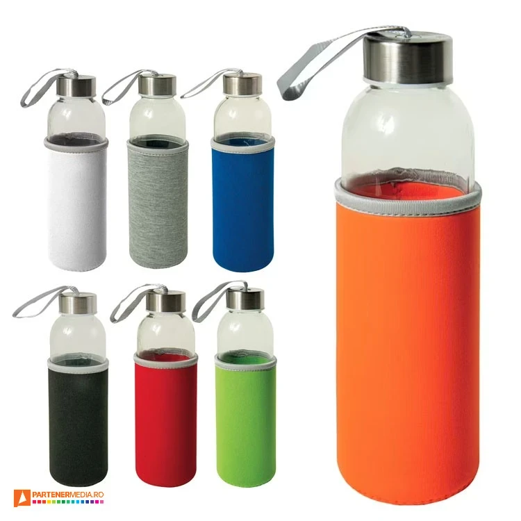 sticle promotionale cu husa colorata din neopren 20453