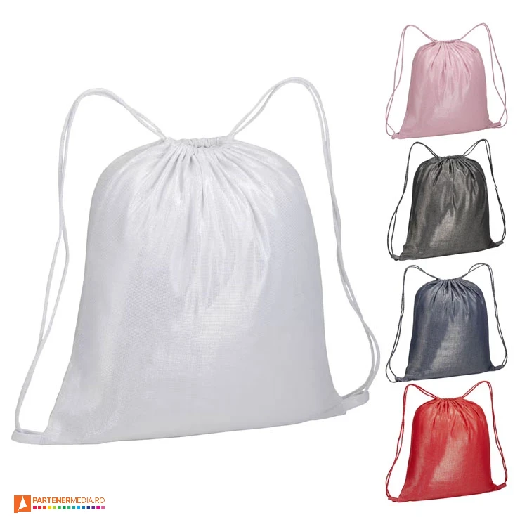rucsacuri drawstring promotionale din poliester si bumbac 21117