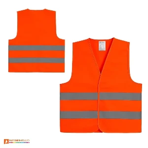 veste portocalii cu benzi reflectorizante pentru adulti 2200207 poza 3