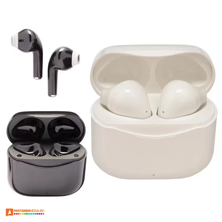 casti audio wireless earphones cu microfon 22447