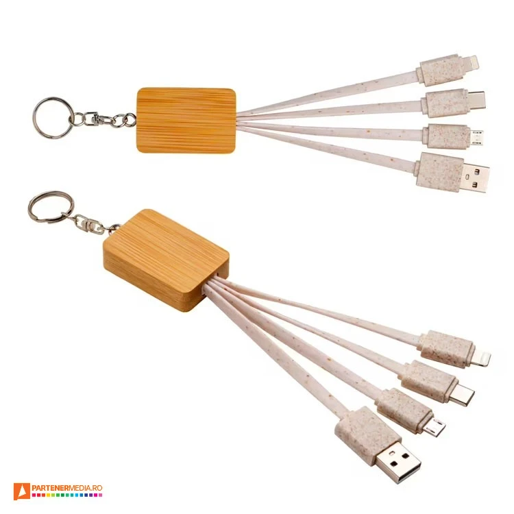 brelocuri din lemn cu cabluri usb 2341101