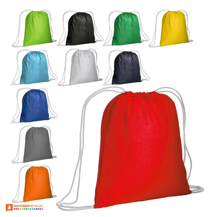 rucsacuri drawstring sport colorate din bumbac 25101